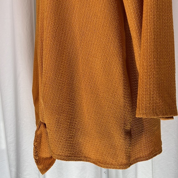 Set the Stage L Mustard Yellow Blouse - Picture 6 of 13